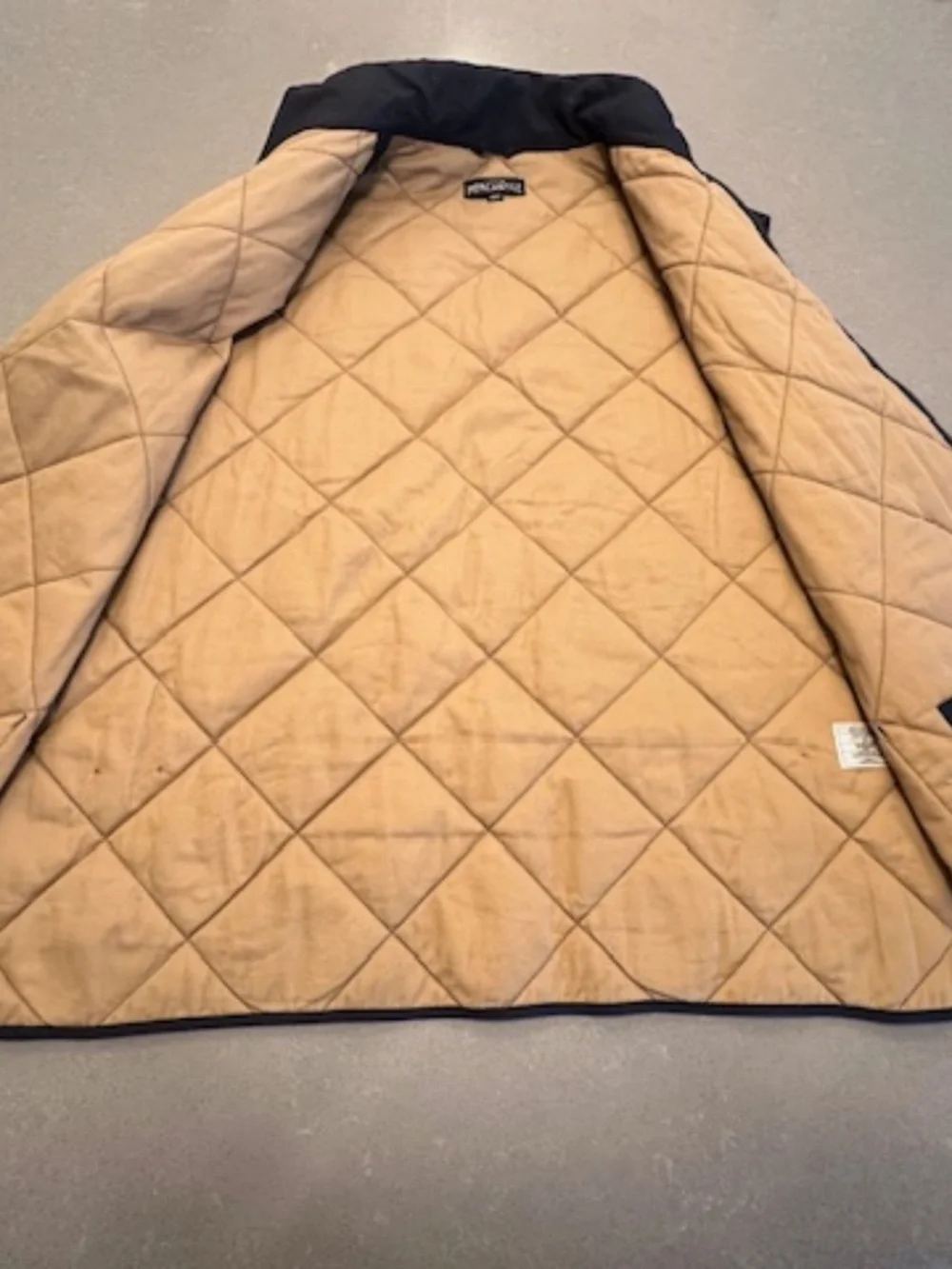 J. CREW XXL Men's Mercantile Outerwear Full-Zip Quilted Vest Navy Blue